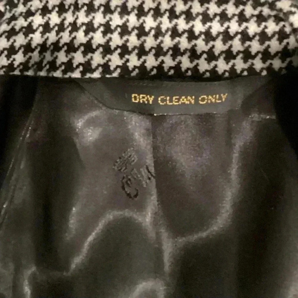 Countess Mara Men’s Black/White Houndstooth Wool Blazer - Picture 6 of 6